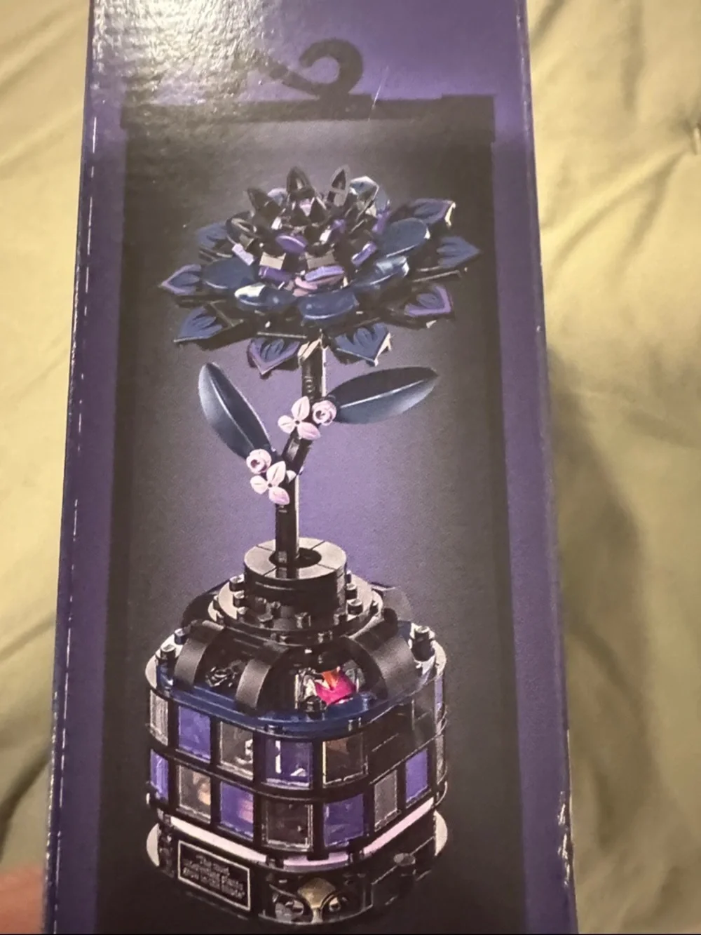 Lego Wednesday Black Dahlia Flower